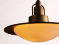 Argent Opal Glass Dome Pendant 14'' 24''D - lampmodern