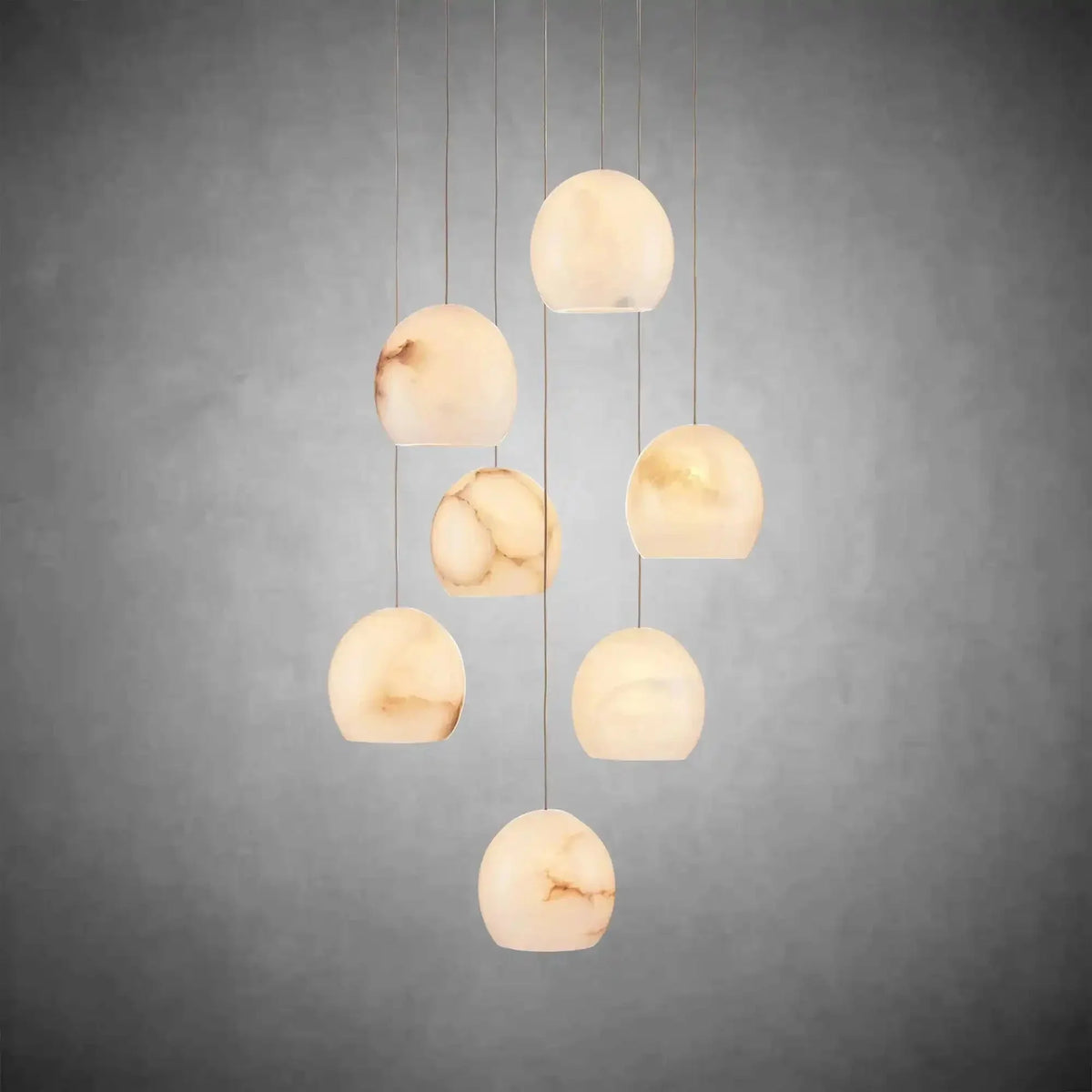Arica Round Chandelier - lampmodern