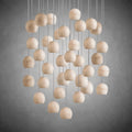 Arica Round Chandelier - lampmodern