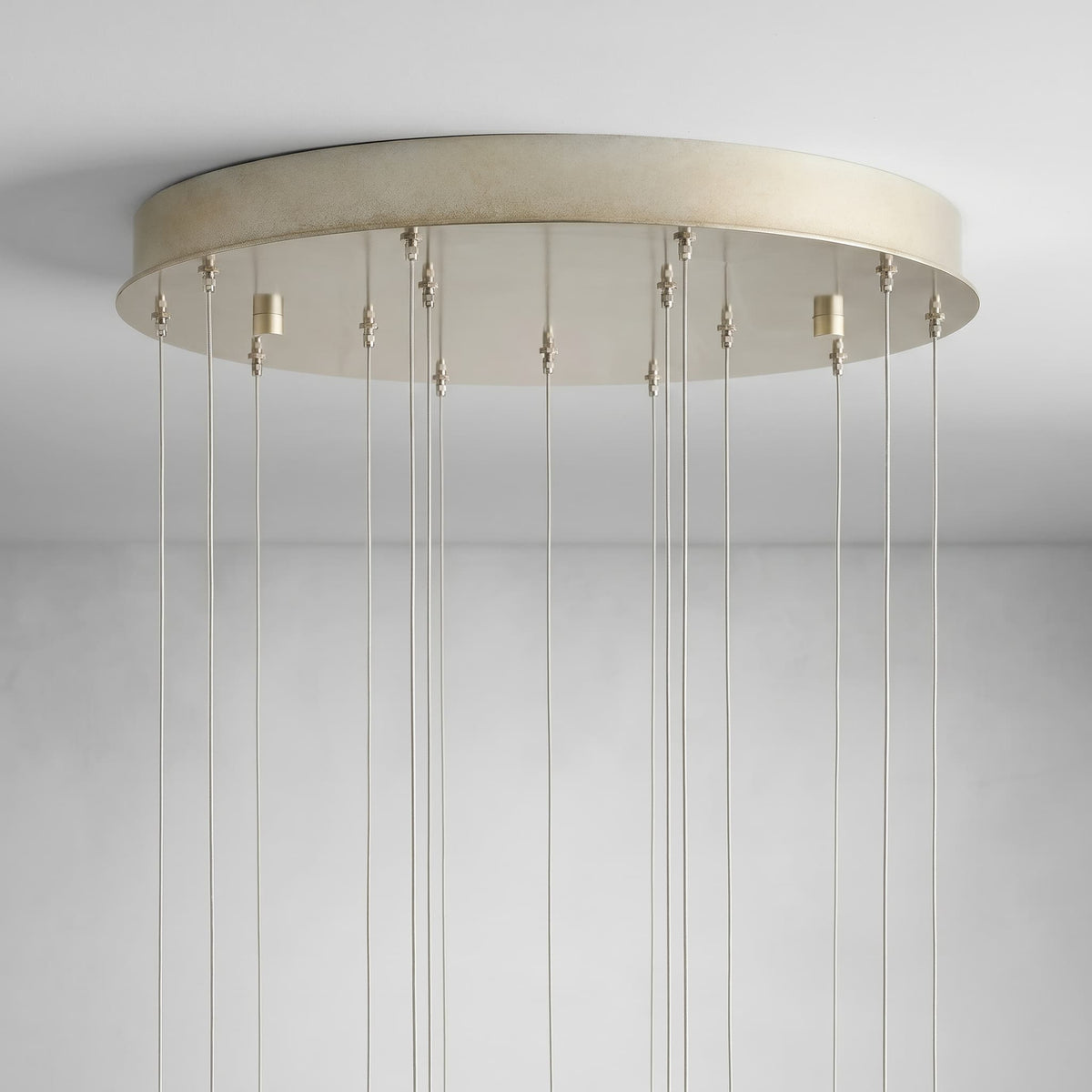 Arica Round Gold Chandelier with Natural Alabaster Stone Shades - lampmodern