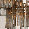 Art Glass Delsia Linear Chandelier - lampmodern
