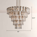 Art Glass Delsia Round Chandelier 60