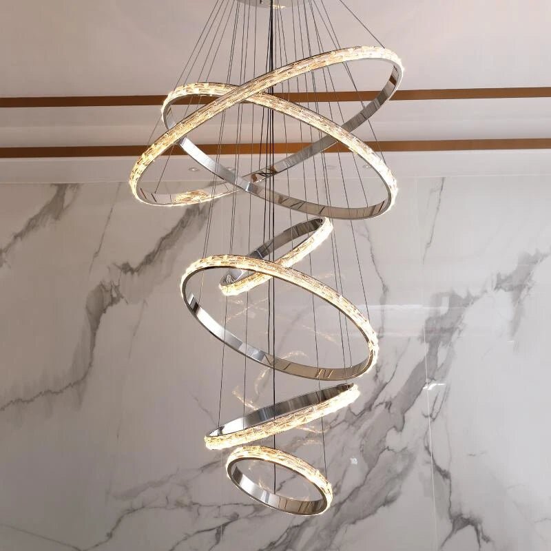 Ashton Staircase Chandelier - lampmodern