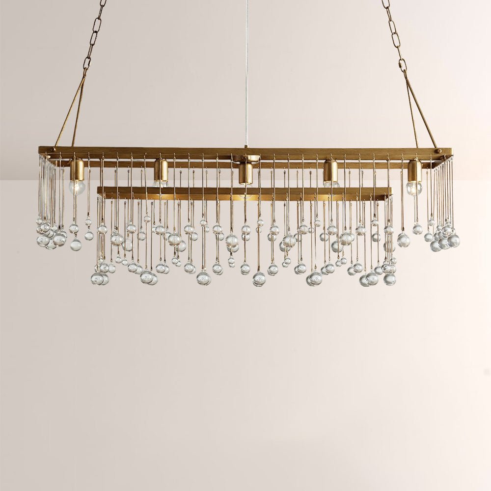 Aubluxe Rectangular Chandelier - lampmodern