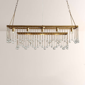 Aubluxe Rectangular Chandelier - lampmodern
