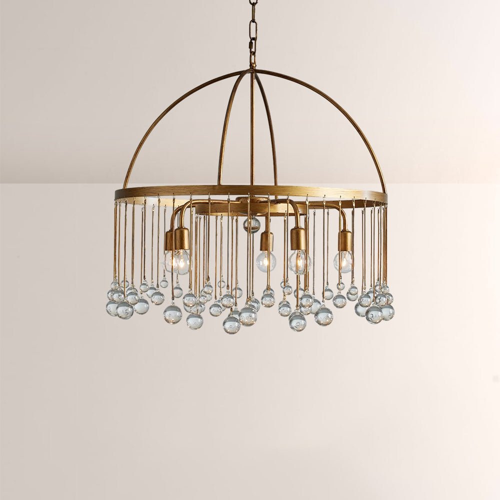 Aubluxe Round Two - Tier Chandelier - lampmodern