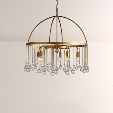 Aubluxe Round Two - Tier Chandelier - lampmodern