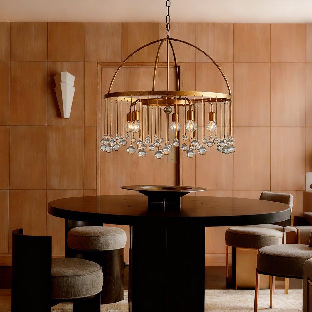 Aubluxe Round Two - Tier Chandelier - lampmodern