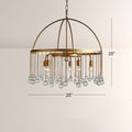 Aubluxe Round Two - Tier Chandelier - lampmodern