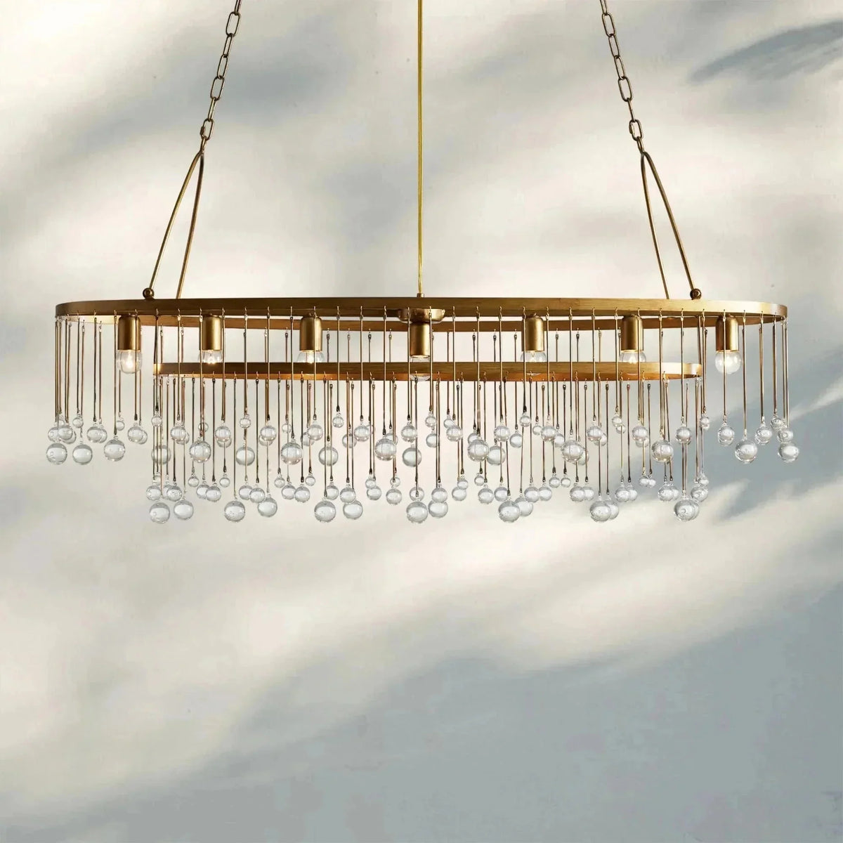 Aubrey 7 Light Oval Chandelier - lampmodern
