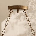 Aubrey Crystal Ball Oval Chandelier 7 Lights - lampmodern