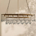 Aubrey Crystal Ball Oval Chandelier 7 Lights - lampmodern