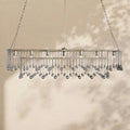 Aubrey Crystal Ball Rectangular Chandelier 47'' 60'' - lampmodern