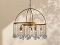 Aubrey Crystal Ball Round Chandelier 5 Light / 8 Light - lampmodern