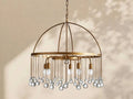 Aubrey Crystal Ball Round Chandelier 5 Light / 8 Light - lampmodern