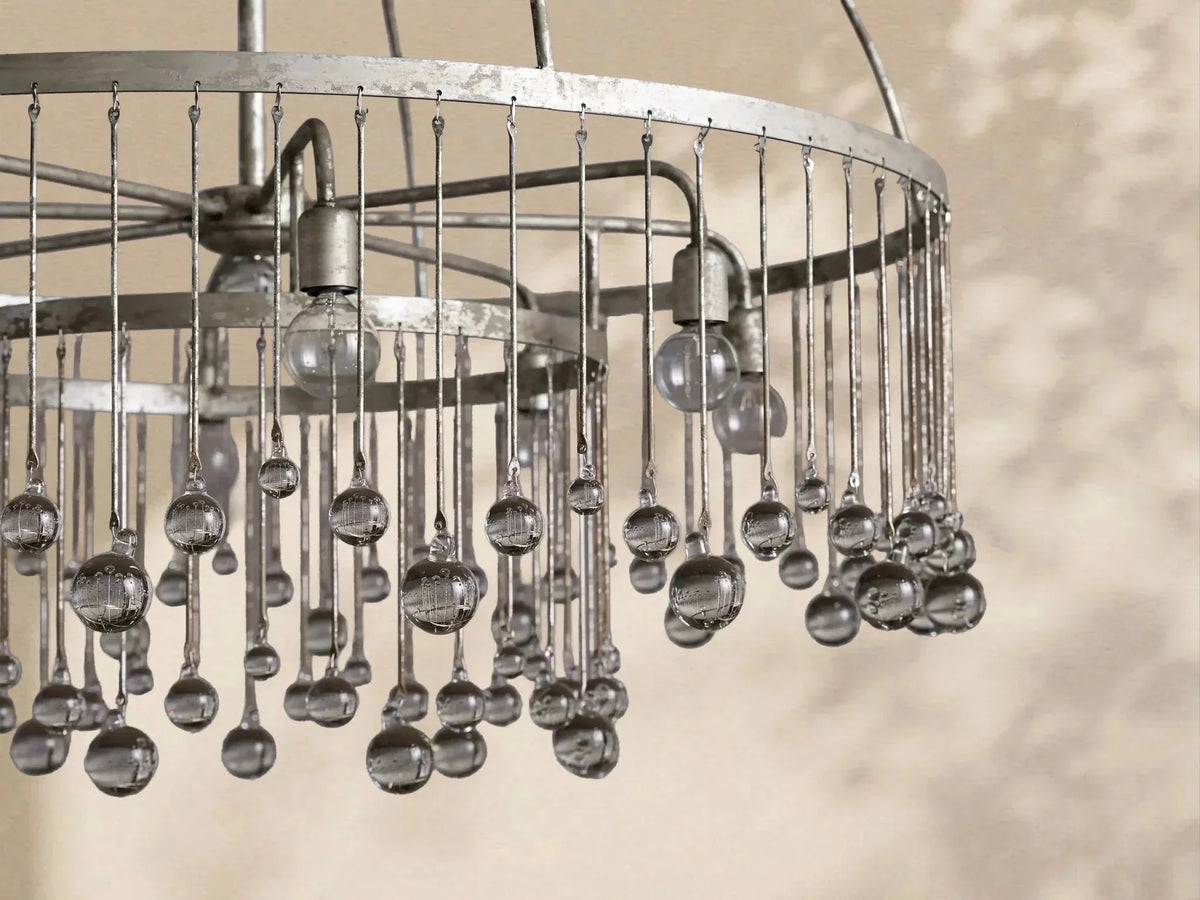 Aubrey Crystal Ball Round Chandelier 5 Light / 8 Light - lampmodern