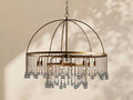 Aubrey Crystal Ball Round Chandelier 5 Light / 8 Light - lampmodern