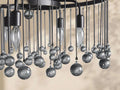 Aubrey Crystal Ball Round Chandelier 5 Light / 8 Light - lampmodern