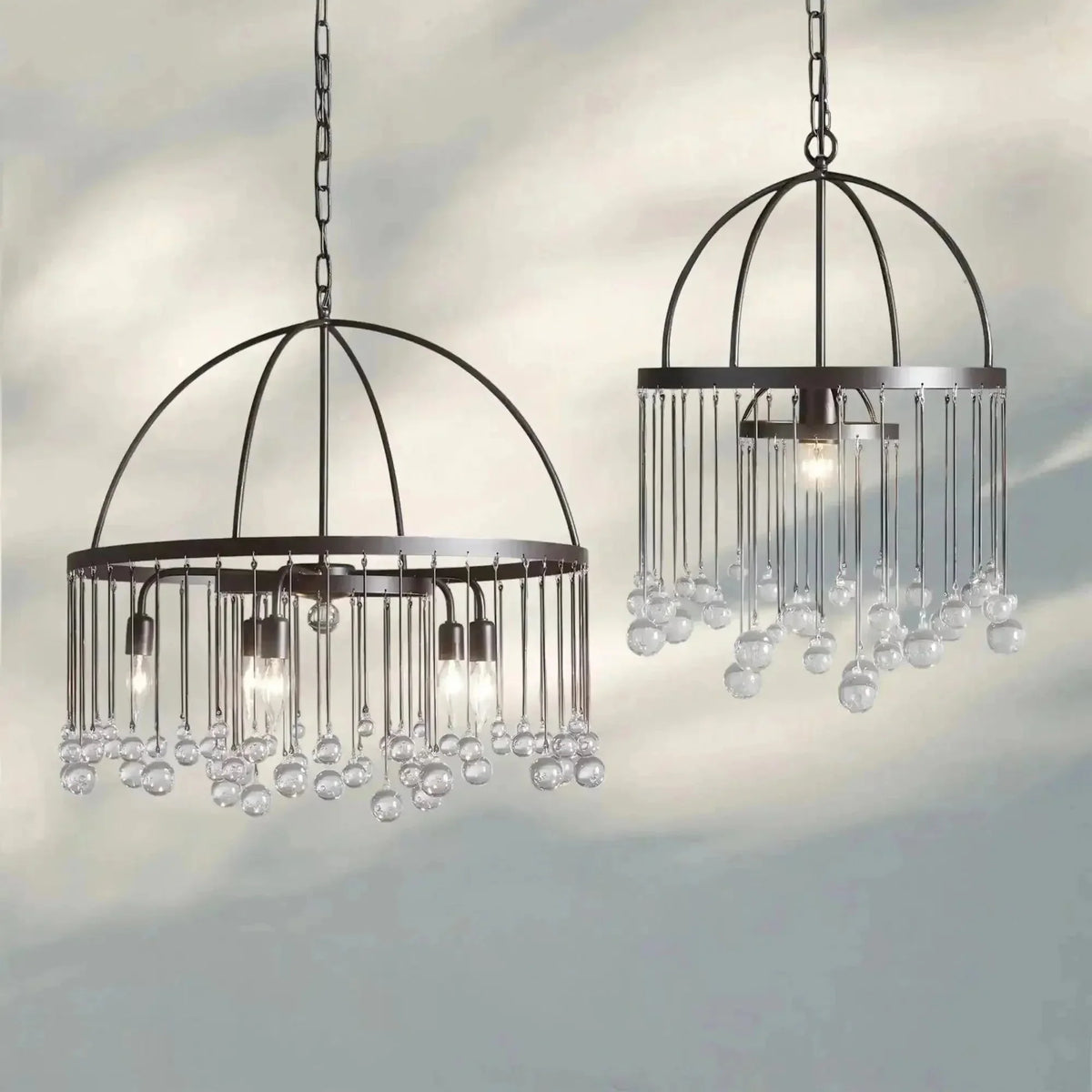 Aubrey Modern Crystal Ball Pendant Lamp - lampmodern