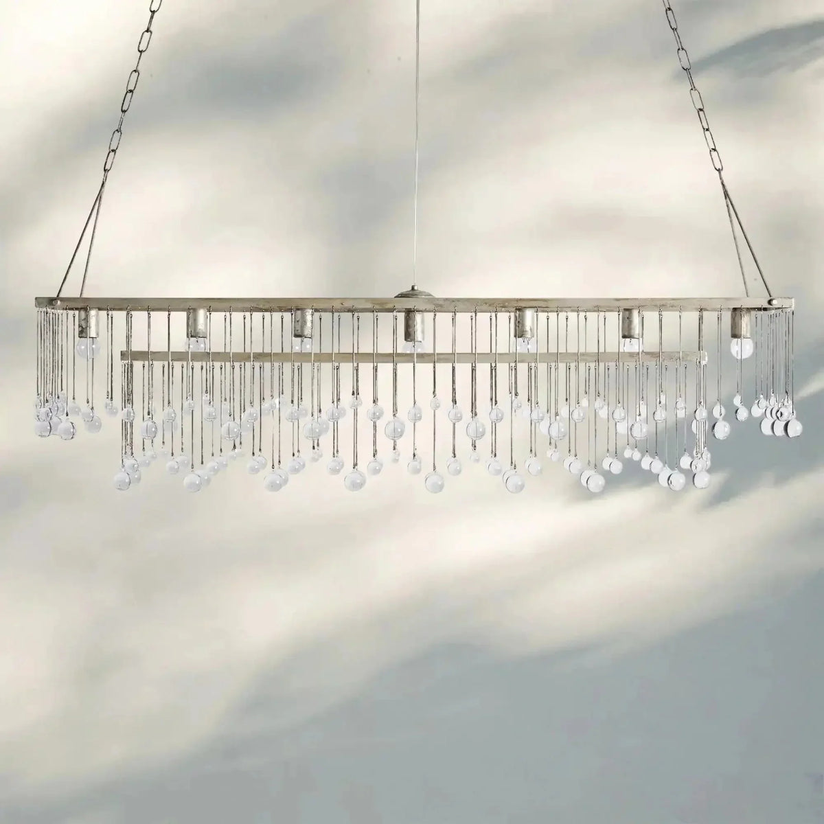 Aubrey Rectangular Chandelier 47''60'' - lampmodern