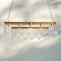 Aubrey Rectangular Chandelier 47''60'' - lampmodern