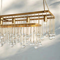 Aubrey Rectangular Chandelier 47''60'' - lampmodern