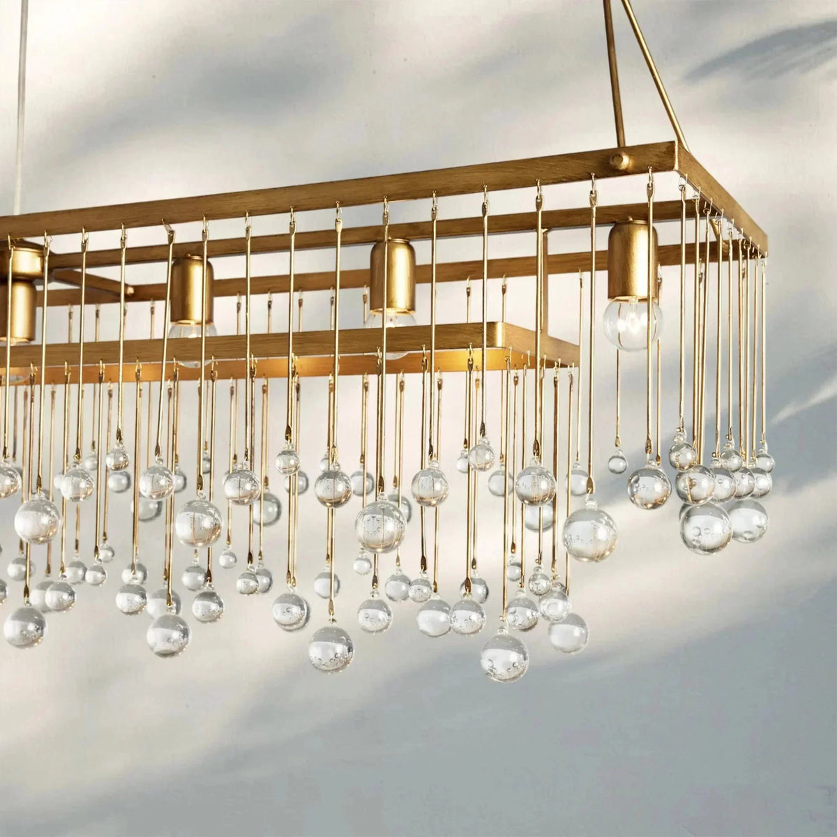 Aubrey Rectangular Chandelier 47''60'' - lampmodern