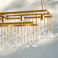 Aubrey Rectangular Chandelier 47''60'' - lampmodern