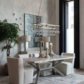 Aubrey Rectangular Chandelier 47''60'' - lampmodern