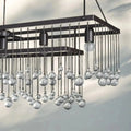 Aubrey Rectangular Chandelier 47''60'' - lampmodern