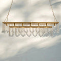 Aubrey Rectangular Chandelier 47''60'' - lampmodern