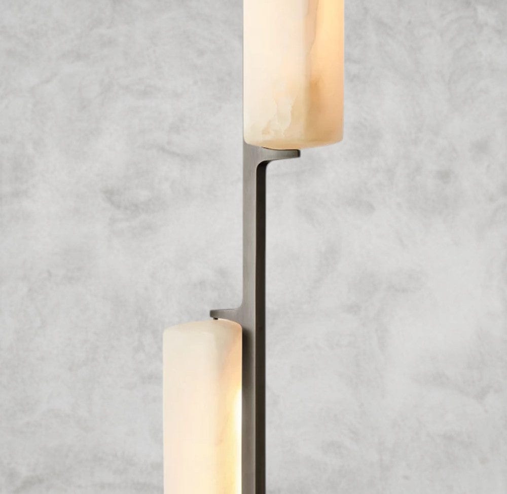 Audaben Alabaster Linear Chandelier 54" - lampmodern