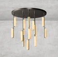 Audaben Alabaster Round Chandelier 24