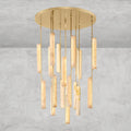Audaben Alabaster Round Chandelier 24