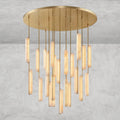 Audaben Alabaster Round Chandelier 24