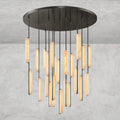 Audaben Alabaster Round Chandelier 24