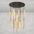 Audaben Alabaster Round Chandelier 24