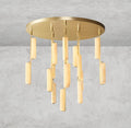 Audaben Alabaster Round Chandelier 24