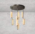 Audaben Alabaster Round Chandelier 24
