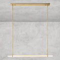 Audaben Crystal Linear Single Bar Chandelier - lampmodern