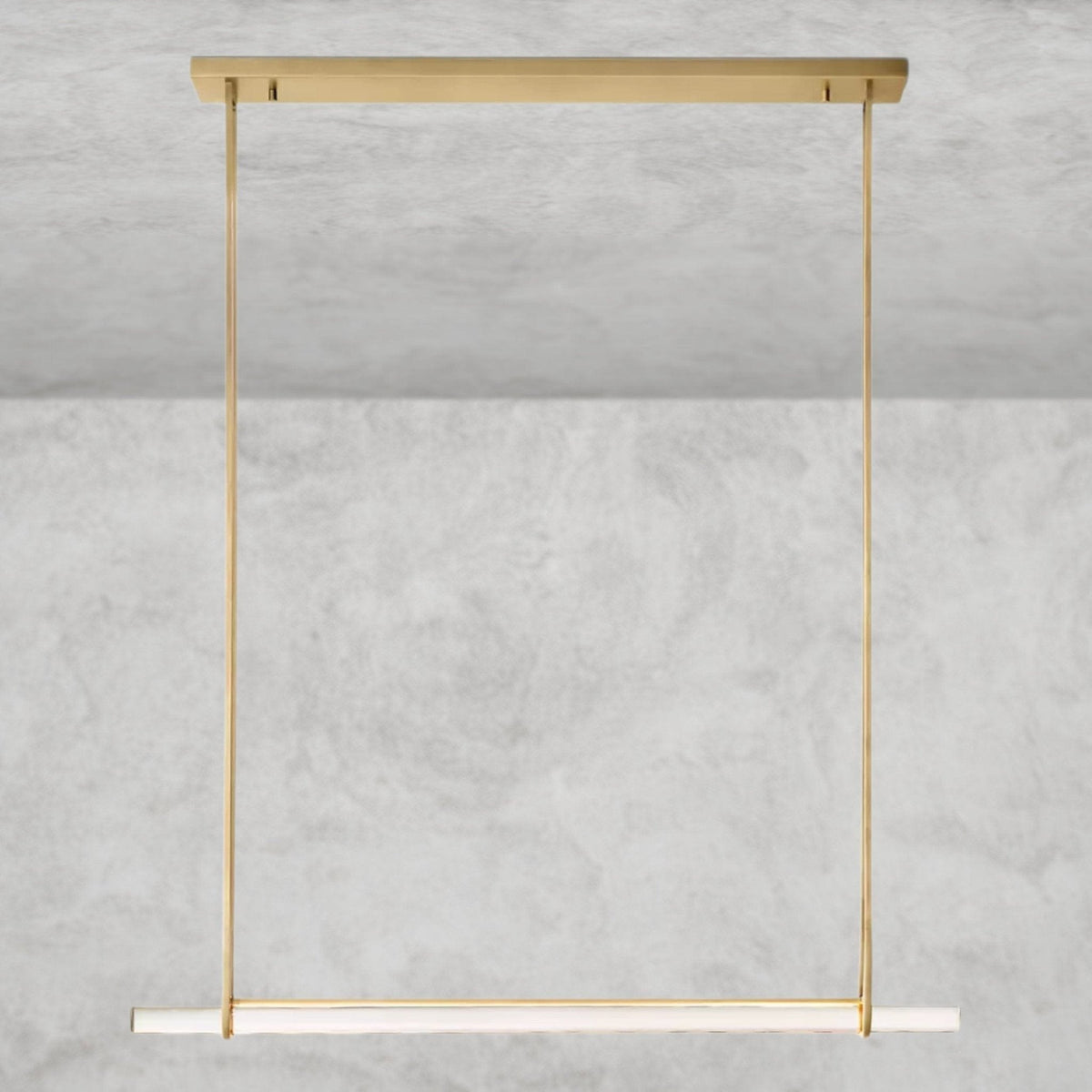Audaben Crystal Linear Single Bar Chandelier - lampmodern