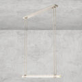 Audaben Crystal Linear Single Bar Chandelier - lampmodern