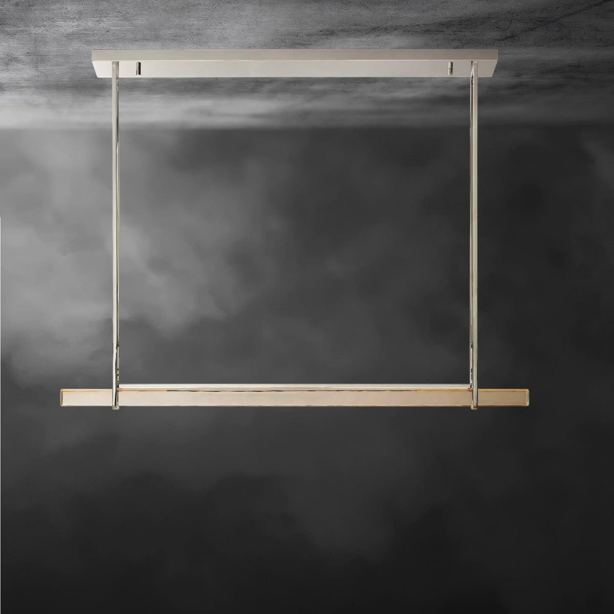 Audaben Crystal Linear Single Bar Chandelier - lampmodern