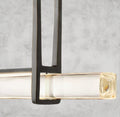 Audaben Crystal Linear Single Bar Chandelier - lampmodern
