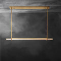 Audaben Crystal Linear Single Bar Chandelier - lampmodern