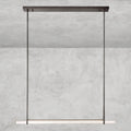 Audaben Crystal Linear Single Bar Chandelier - lampmodern