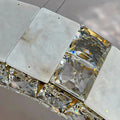 Aurelia Marble & Crystal Chandelier - lampmodern