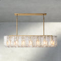Aurelle Clear Glass Linear Chandelier - lampmodern