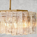 Aurelle Smoke Glass Linear Chandelier - lampmodern