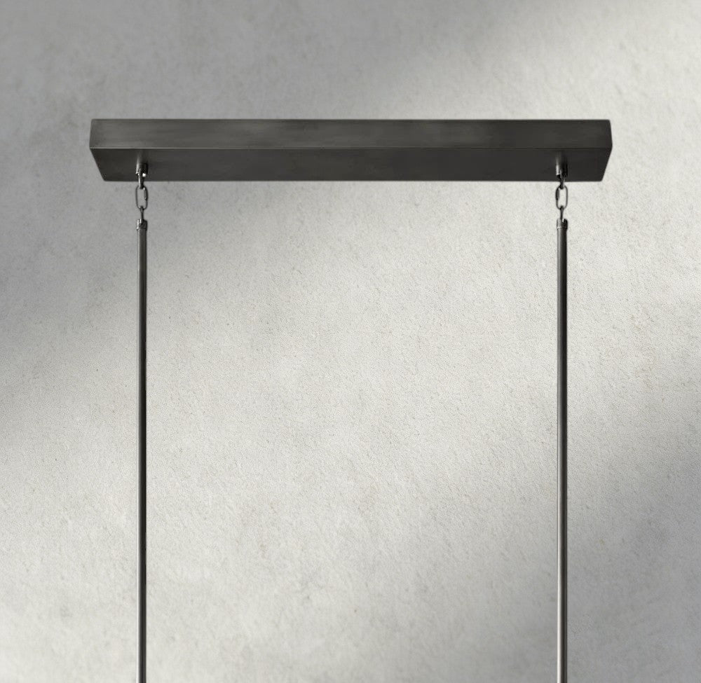 Avecho LED Rectangular Chandelier 54", 72" - lampmodern
